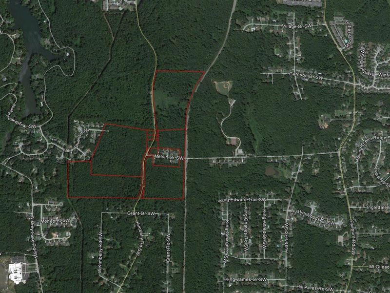 93.18 Acres, Kimberly Road Sw : Atlanta : Fulton County : Georgia