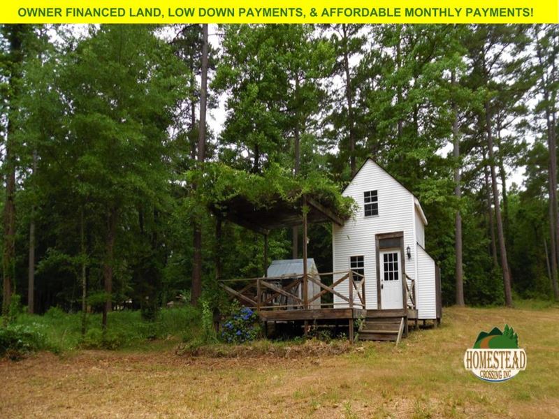 Tiny House With Acreage Near Lake : Land for Sale by Owner in Houston