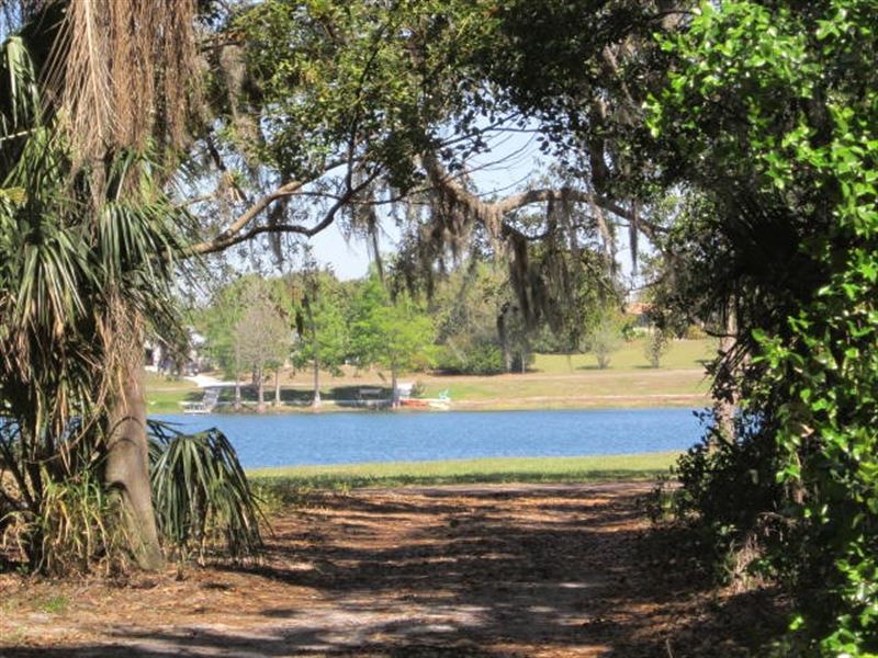 Waterfront Large Wooded Lot : Lake Wales : Polk County : Florida