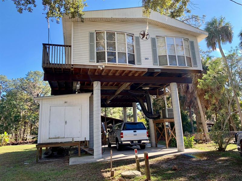 Waterfront Home Suwannee, Florida Land for Sale in Suwannee, Dixie