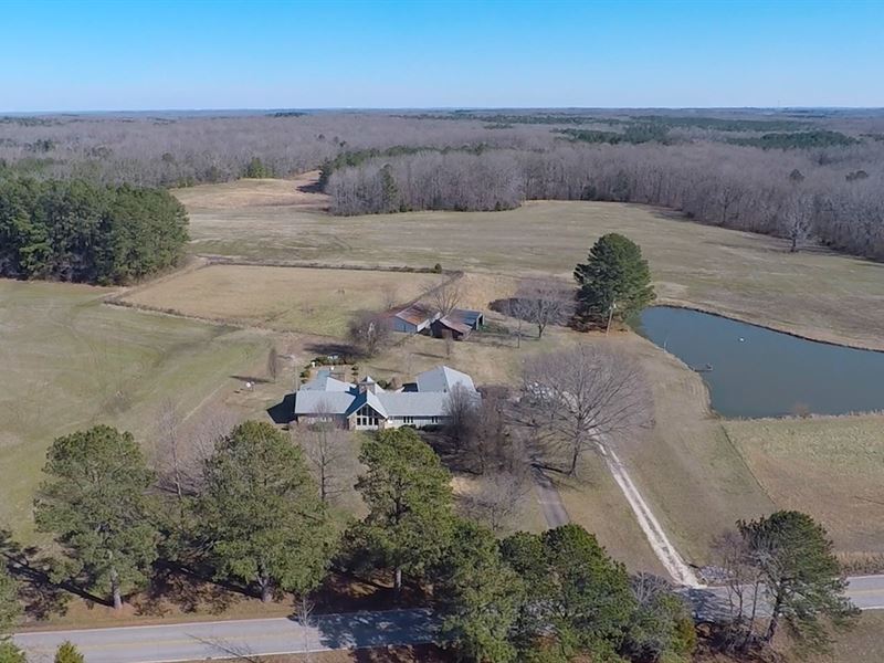 Beautiful Home with Pond 88 Acres : Mansfield : Henry County : Tennessee