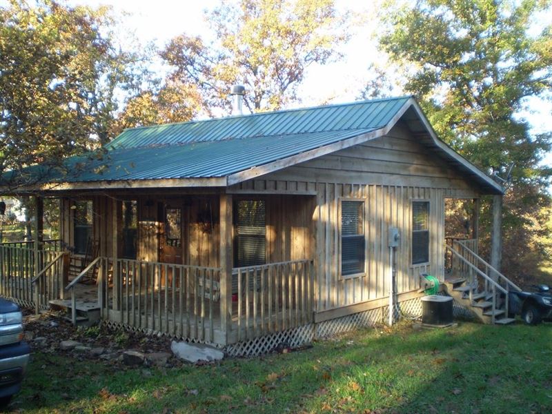 Ozark Style Cabin Mountain View : Land for Sale in Mountain View, Izard