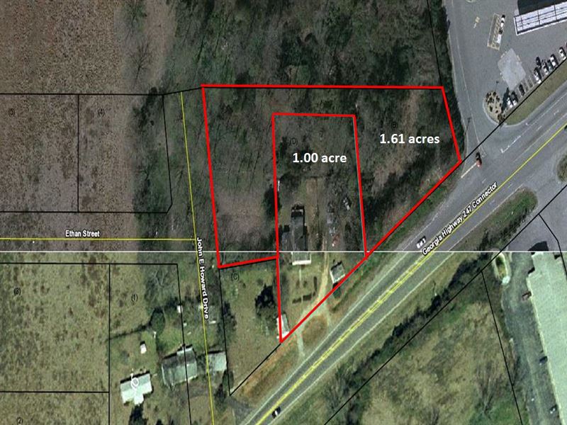 Prime 2.61 Acre Commercial Lot : Byron : Peach County : Georgia