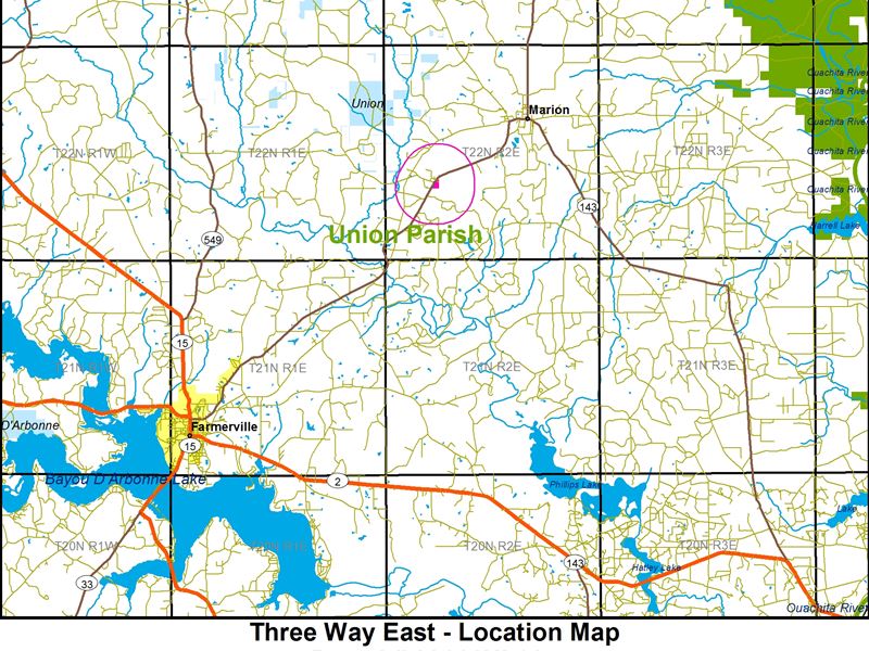 22.07 Acres in Claiborne, LA Land for Sale in Claiborne, Union Parish