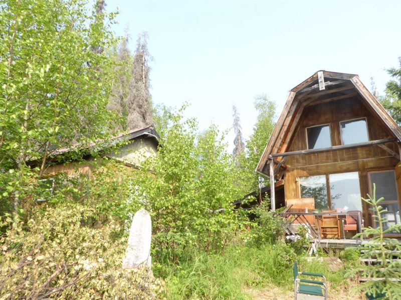 Lake Front Hunting & Fishing Cabin : Talkeetna : Matanuska-Susitna Borough : Alaska