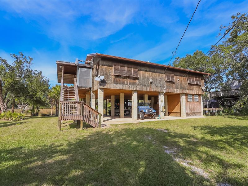 Steinhatchee Florida Home Rocky Land for Sale in Steinhatchee, Dixie