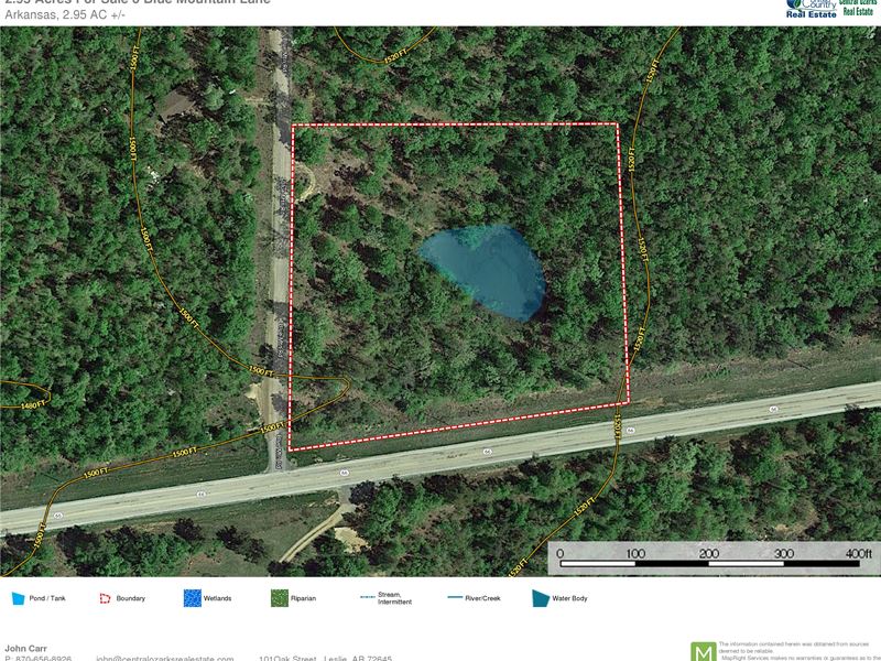 Spring-Fed Pond on 2.95 Acres : Alco : Searcy County : Arkansas