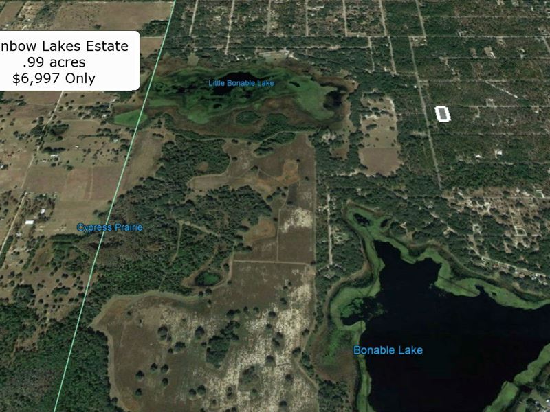 Rainbow Lakes Estates Map 99 Acre In Rainbow Lakes Estate : Land For Sale By Owner In Dunnellon,  Marion County, Florida : #255423 - Landflip