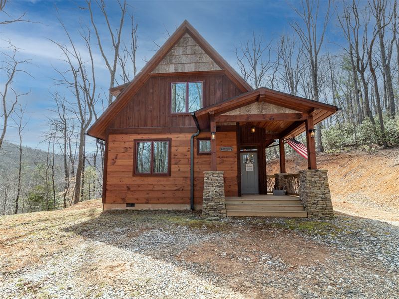 Furnished Mountain Getaway Cabin Land for Sale in Spruce Pine