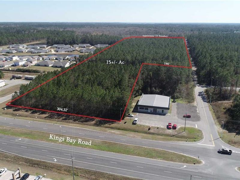 15 Acre Commercial, Development Tr : Saint Marys : Camden County : Georgia