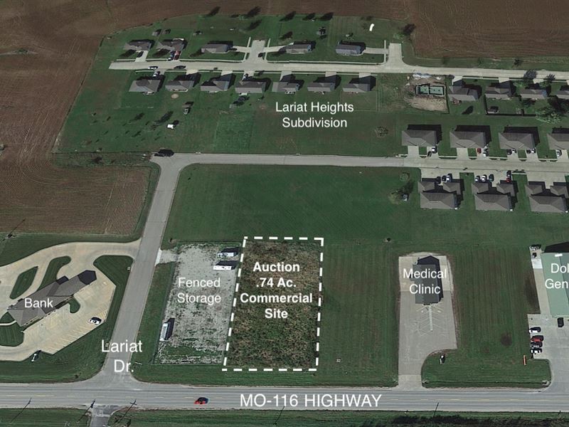 No Reserve, Highway Commercial Lot : Lathrop : Clinton County : Missouri