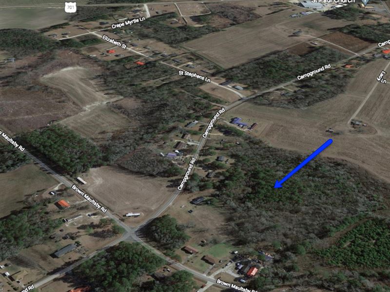 Beautiful 8 Acres, Whiteville, NC Land for Sale by Owner in