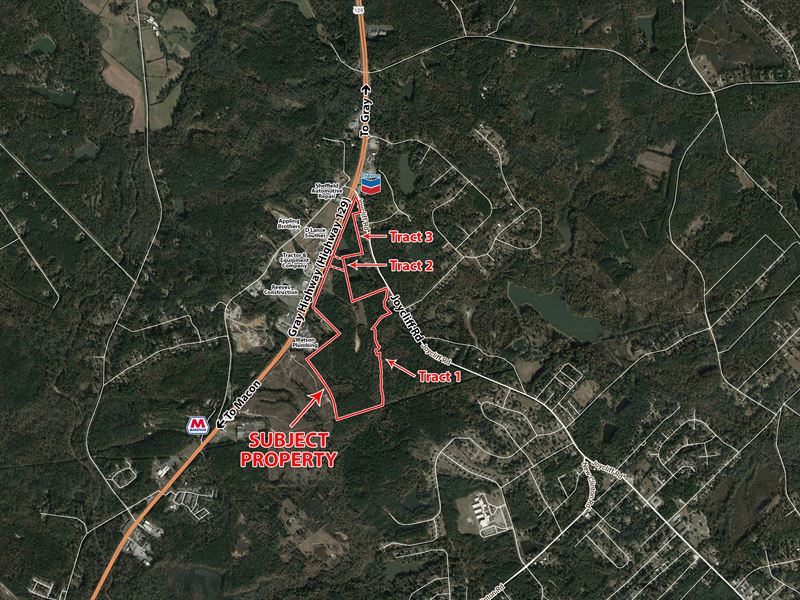 Commercial Acreage on Gray Highway : Macon : Jones County : Georgia