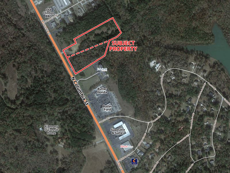 12 Acres for Sale : Milledgeville : Baldwin County : Georgia