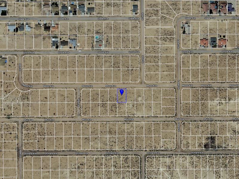 .22 Acre Residential Lot : California City : Kern County : California