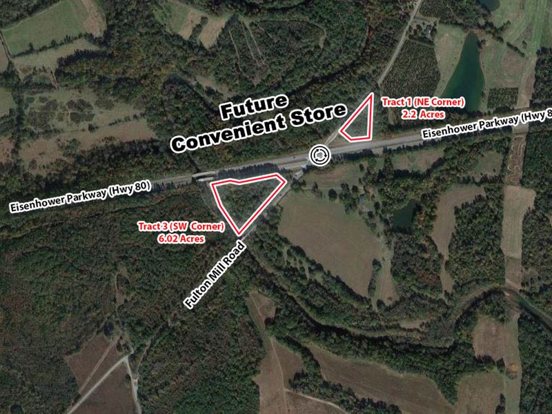 2 Corner Lots for Sale : Macon : Bibb County : Georgia