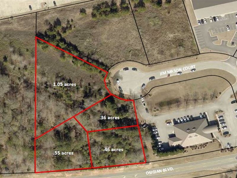 4 Commercial Lots : Warner Robins : Houston County : Georgia