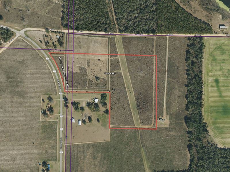 26.38 +/- Acre Dream Homesite : Bascom : Jackson County : Florida