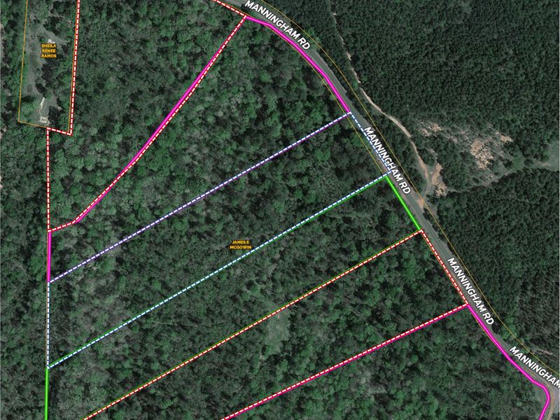 Manningham Rd, Six 10 Acre Lots : Greenville : Butler County : Alabama