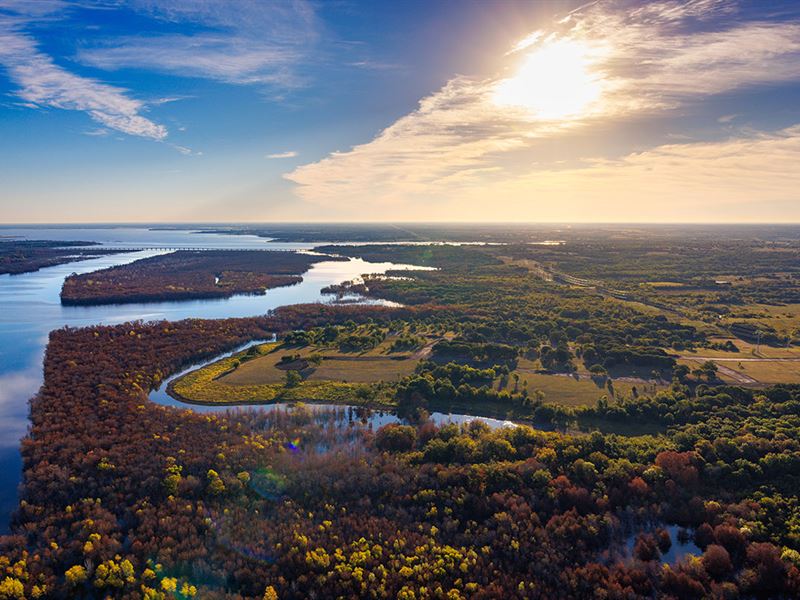 Lake Property on Newest Lake in TX : Dodd City : Fannin County : Texas