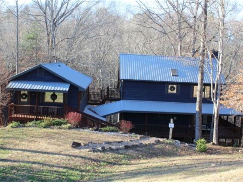 NE GA Mountain Home with Acreage : Cleveland : White County : Georgia