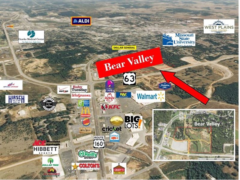 Commercial Property for Sale in MO : West Plains : Howell County : Missouri