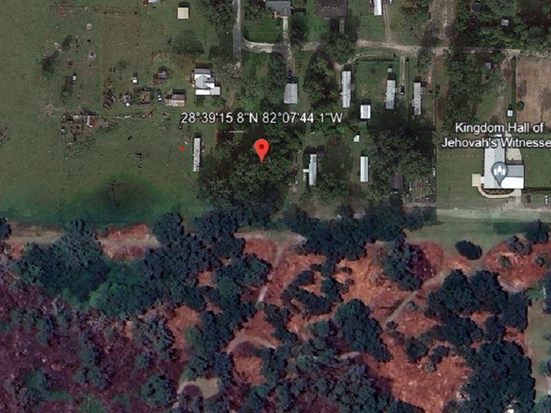 Mobile Home Friendly Lot, 0.15 Ac : Bushnell : Sumter County : Florida