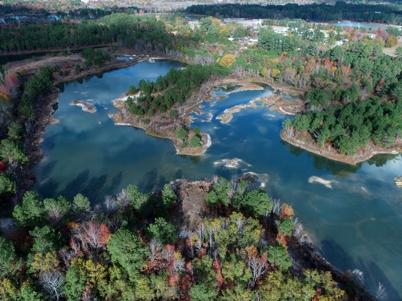 Large Farm with Ponds : Lumberton : Robeson County : North Carolina