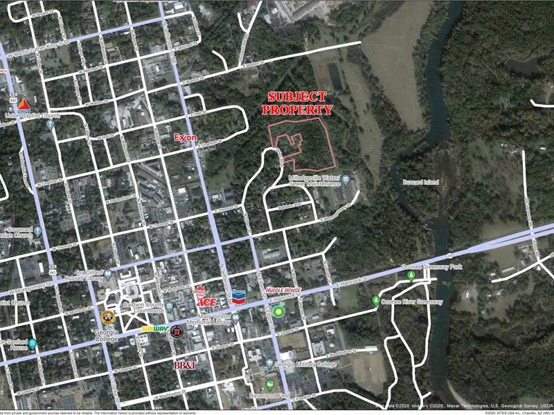 12 AC Development Opportunity : Milledgeville : Baldwin County : Georgia