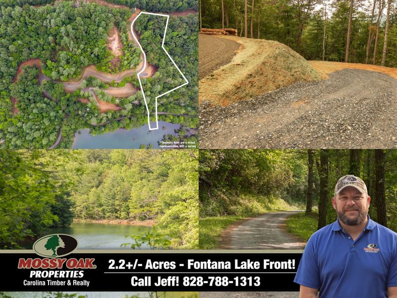 2.2 Acres Fontana Lake Front : Robbinsville : Graham County : North Carolina