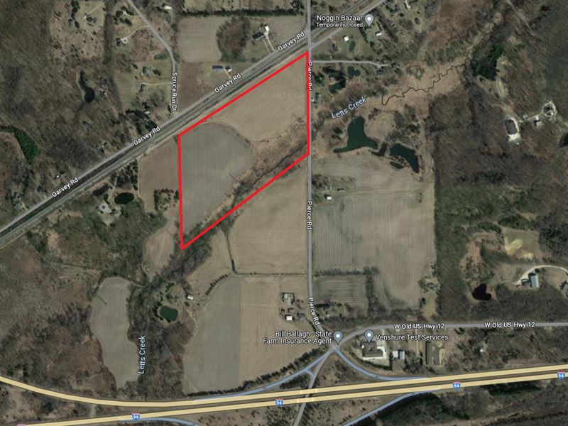 30.4 Acres Mixed Use Vacant Land : Chelsea : Washtenaw County : Michigan