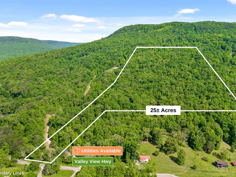 25 Acres with Gated Entry : Whitwell : Marion County : Tennessee