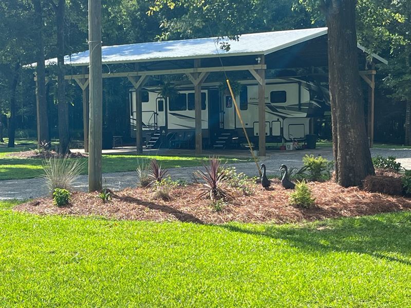 Eagles Point RV / Camper Lot : Surrency : Appling County : Georgia