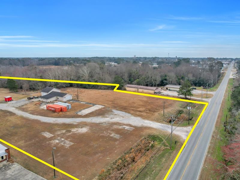 4 Acres, 860 Cherry St, Commercial : Jesup : Wayne County : Georgia