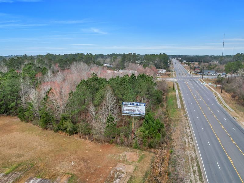 9.73 Acres on Hwy 341 W Commercial : Jesup : Wayne County : Georgia