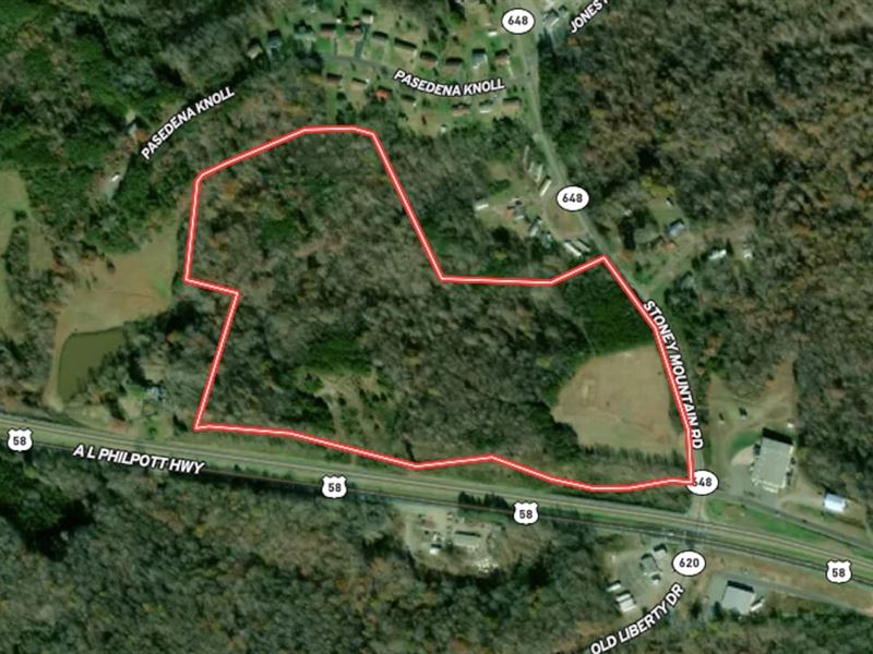 40.593 Acres of Investment Land : Martinsville : Henry County : Virginia