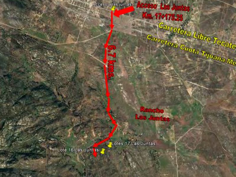 Land for Sale, Tecate, 49.42 ac : Tecate : Mexico