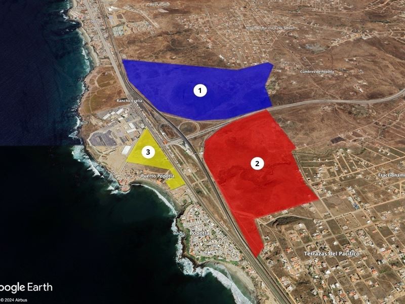 Land for Sale, Rosarito 29.65 ac : Playas De Rosarito : Mexico