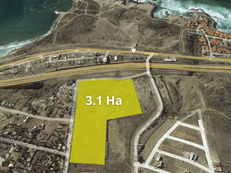 Land for Sale, Rosarito, 7.41 ac : Playas De Rosarito : Mexico