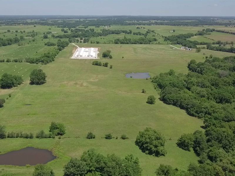 Cattle Farm with Fertilizer Source : Checotah : McIntosh County : Oklahoma