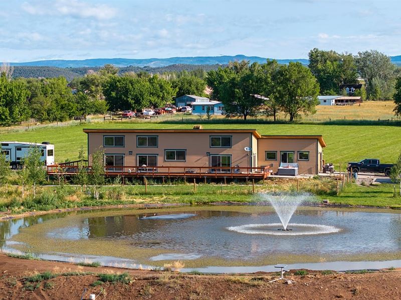 Hotchkiss CO Hobby Farm with Irriga : Hotchkiss : Delta County : Colorado