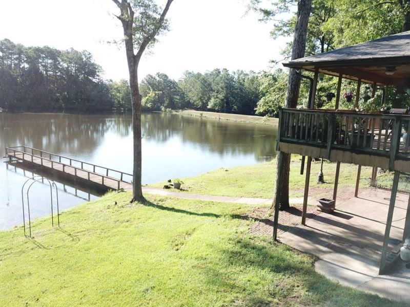 19 Ac Home with Pond : Tallassee : Tallapoosa County : Alabama