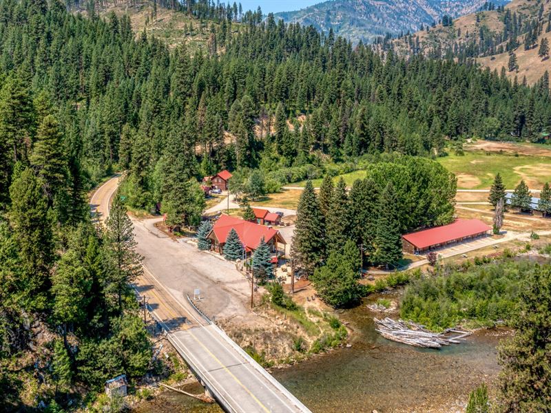 Southfork River Lodge : Lowman : Boise County : Idaho