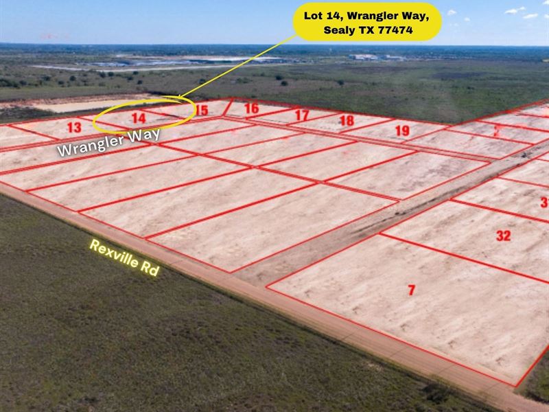 Lot 14, 2.01 Acres in Austin County : Sealy : Austin County : Texas