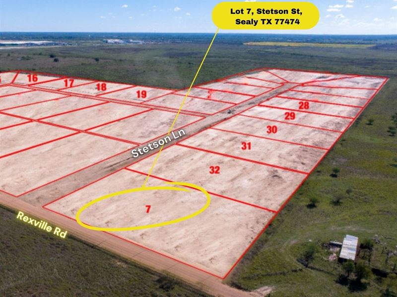 Lot 7, 2.05 Acres in Austin County : Sealy : Austin County : Texas