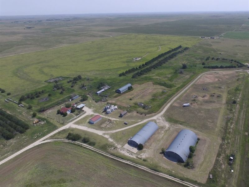 Lane-Ness County Line Farmstead : Beeler : Ness County : Kansas