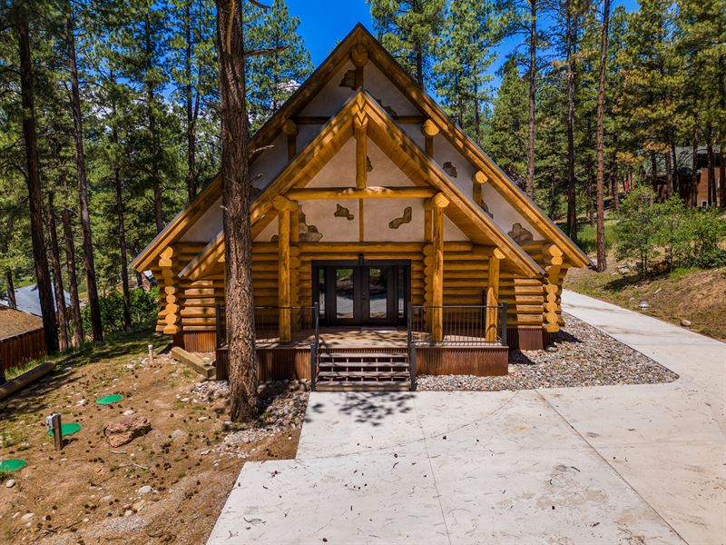 Log Cabin and Home for Sale : Bayfield : La Plata County : Colorado