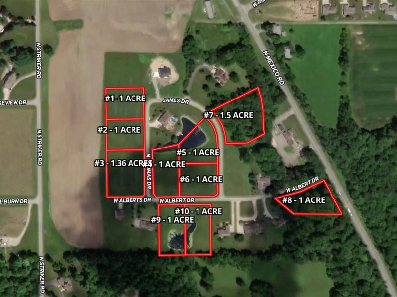 Land Lots for Sale, Miami County : Peru : Miami County : Indiana