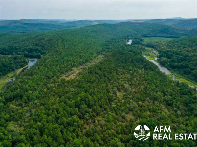 Little River Bend : Rattan : Pushmataha County : Oklahoma