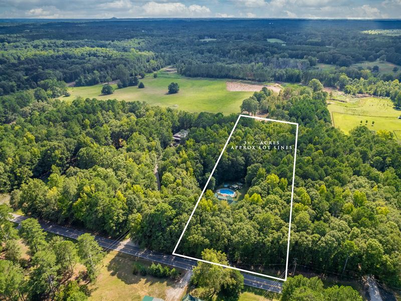 Private Home, 3 Acres, Pool : Monroe : Walton County : Georgia